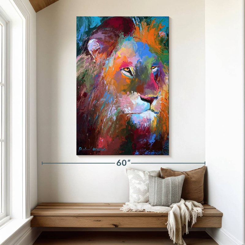 Brampt Lion, 51" H x 34" W