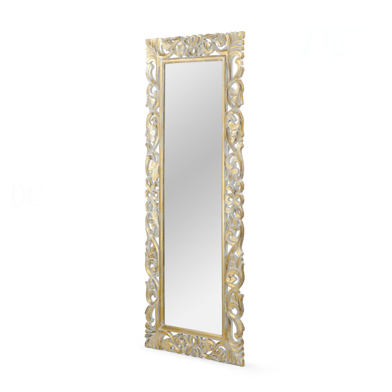 RECTANGLE CARVED MIRROR