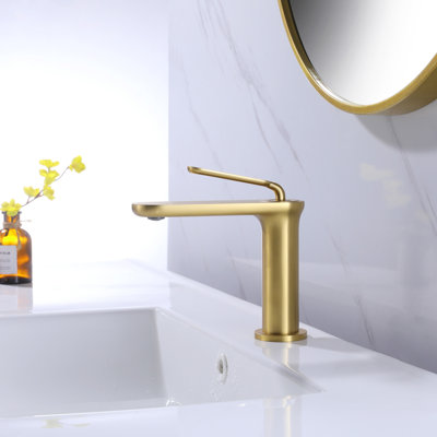 5" Height Modern Single Handle Vessel Sink Bathroom Faucet