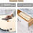 Food Warming Mat For Food Detachable, Upgrade High-Tech Graphene Heating Fast Full Surface, Electric Warming Tray With 6 Adjustable Temp, 6 Hours Timer Function For Parties Buffet And Daily Use，White-118660909