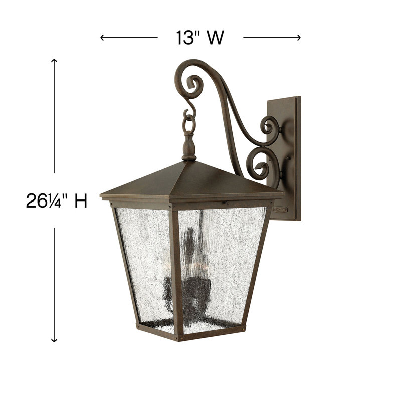 Trellis 4 Light Outdoor Wall Lantern, Incandescent