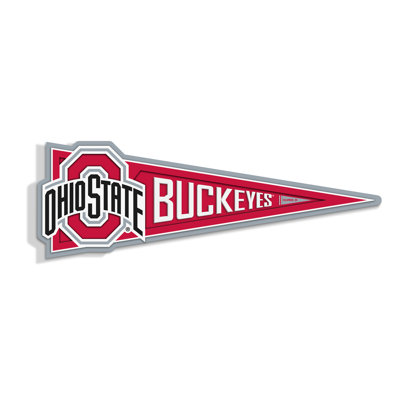 NCAA Ohio State Buckeyes Pennant Sign