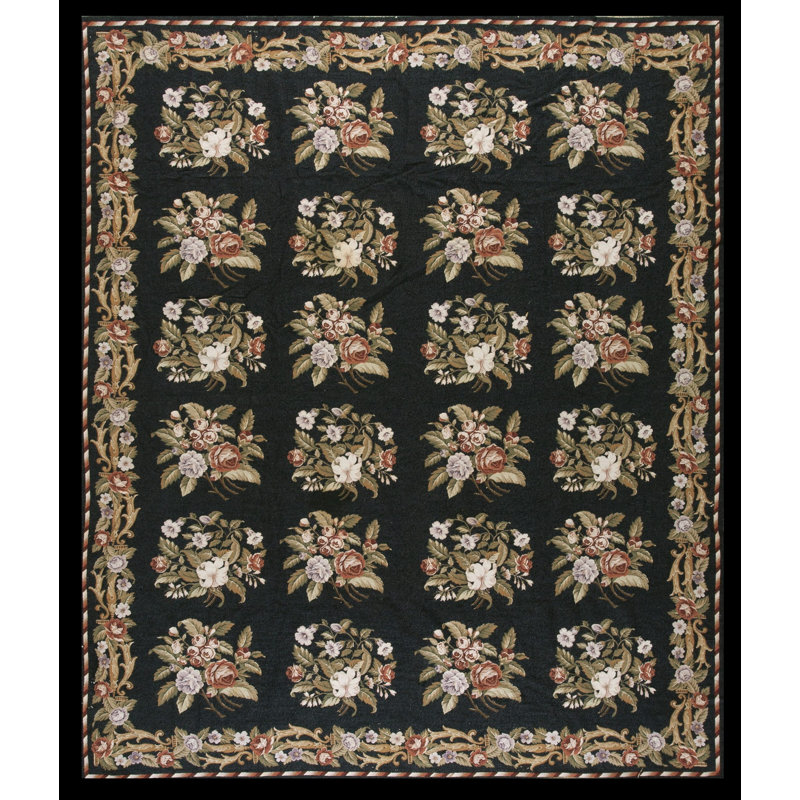Tapis tissé à plat géométrique Vintage