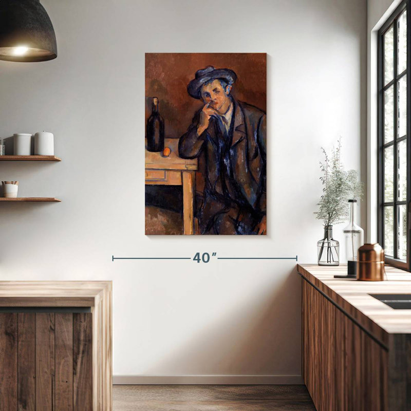 Leisha le buveur 1891, H 39 po x l 26 po