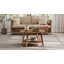Table basse Maklena avec tablettes de rangement à 2 niveaux-129460149