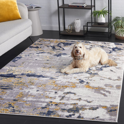 Tapis abstrait Aniqua Performance Performance