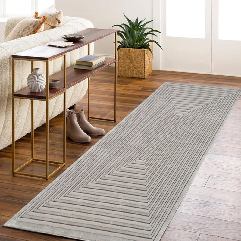 Solid Colour Area Rug, Runner 60 x 220 cm