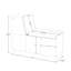Banc de rangement rembourré avec rangement pour jouets RiverRidge Kids-1860551562