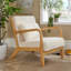 Halie Boucle Upholstered Occasional Accent Armchair