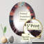 Stourbirdge - Miroir mural paysager ovale-372707551