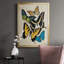 Collage Butterflies II, reproduction d'art encadrée-1369986121-1369986126