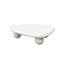 Table basse Cloud avec 3 pieds sphériques et table d'appoint en bois