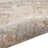 Southwestern Machine Made Power Loom Wool/Polyester Area Rug in Gray/Beige-1085637020