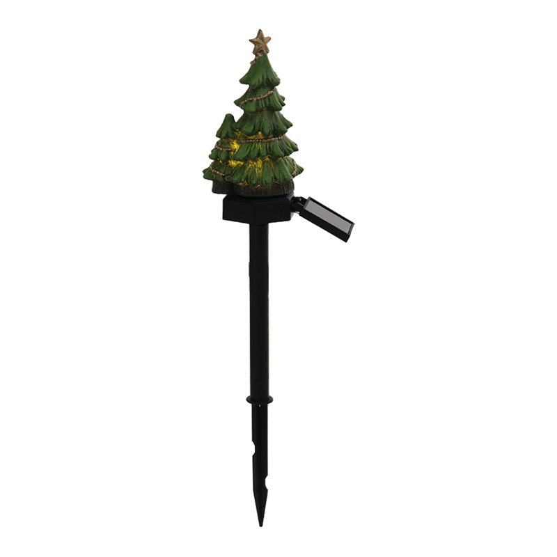 Pierpoint Black/Green Low Voltage Solar Powered Integrated LED Resin Pathway Light