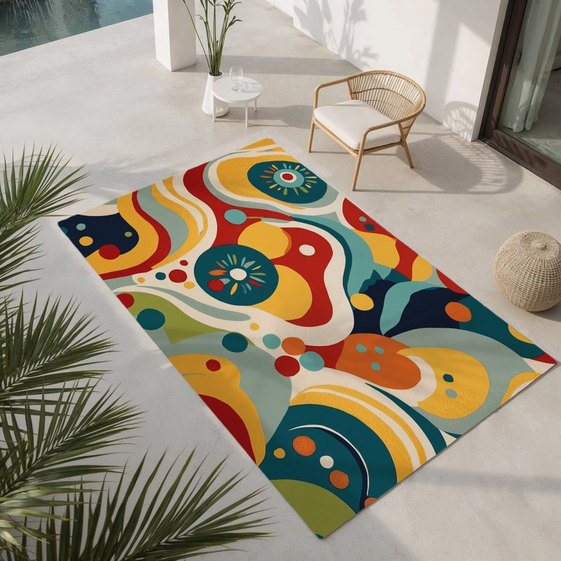 Tapis intérieur et extérieur Snazzy Plus Flex, Rectangle 5 pi x 7 pi