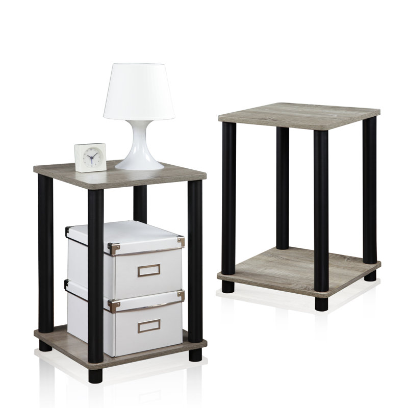Sellersburg Side Table, French Oak Grey/Black