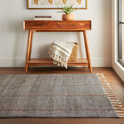 Nare Striped Handmade Cotton Rug