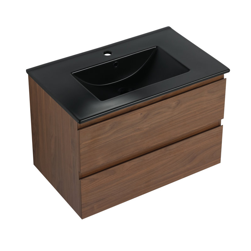 Meuble-lavabo mural 30 po avec lavabo Topcraft