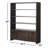 Tomlin Bookcase-Espresso Oak Veneer