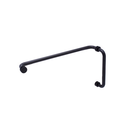 FHC Pull Handle And Towel Bar Combo, Pull Handle Center to Center, Oil Rubbed Bronze Finish