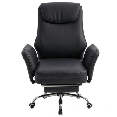 Ergonomic Office Chair with Footrest, Reclining High Back Desk Chair for Office, Accent Swivel Chair, 265lbs Capacity