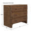 Commode en bois Mindi 3 tiroirs Uttermost McKagan