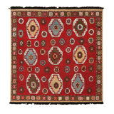 Burano Hand Knotted Wool Geometric Area Rug