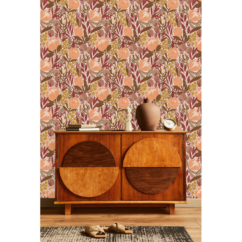 Floral Tile, 2.08' W x 10.42' L