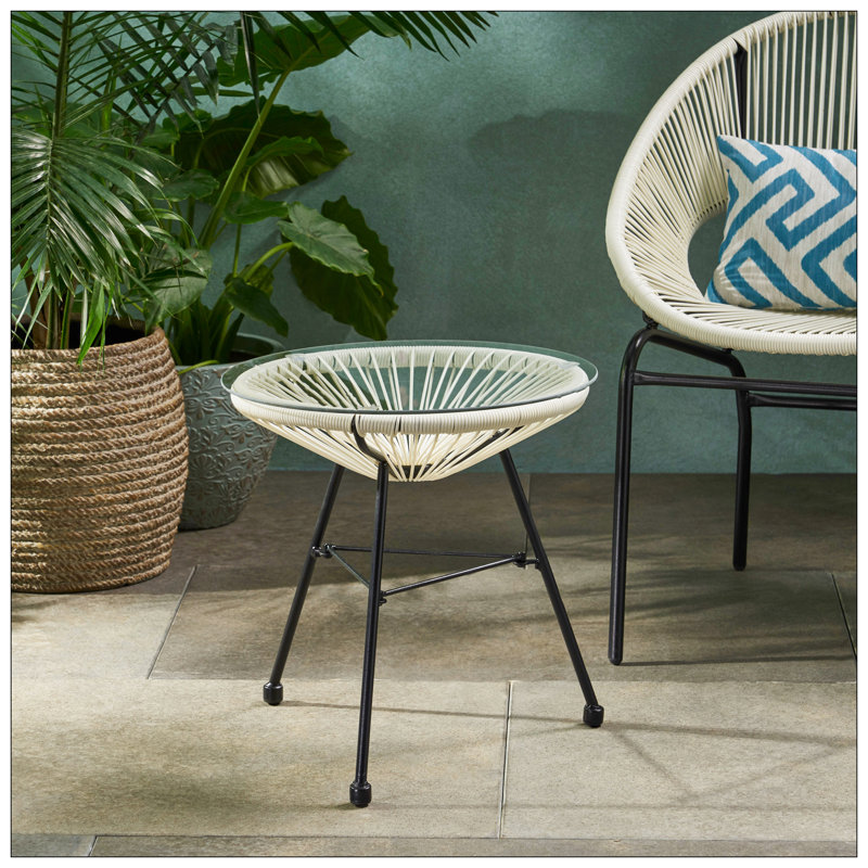 Table d'appoint NUSA, Blanc