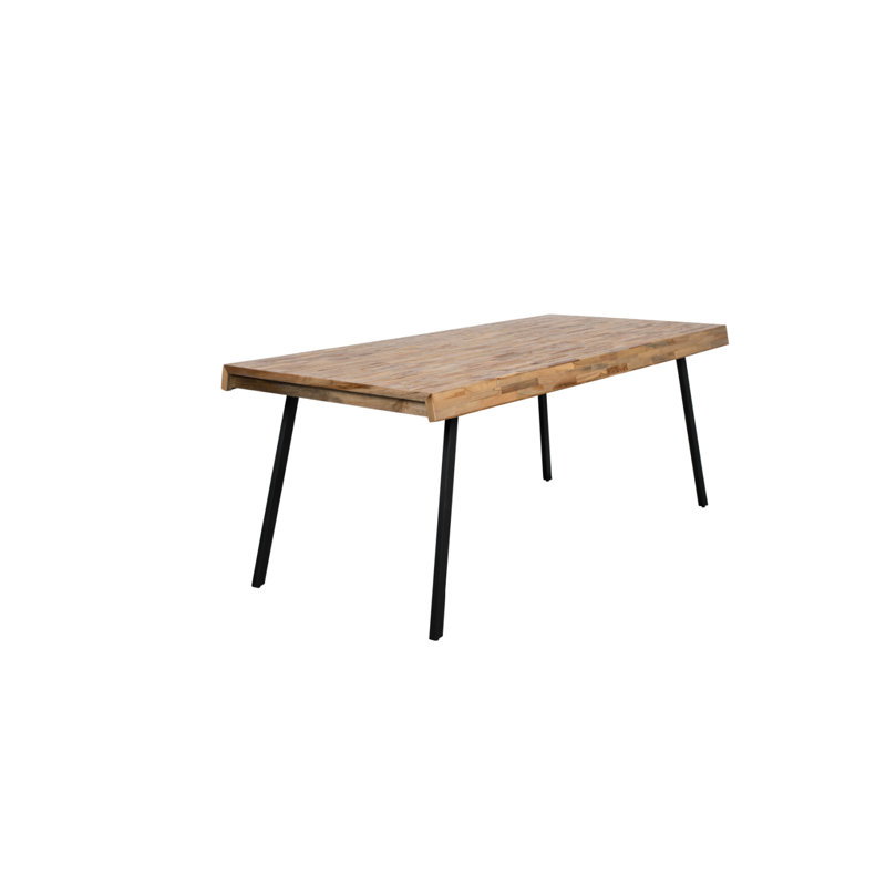 Suri Solid Wood Dining Table, Natural, 30" H x 79" L x 35" D