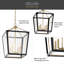 Delvin 4 - Light Steel Dimmable Square Chandelier-1667825705-1637022312