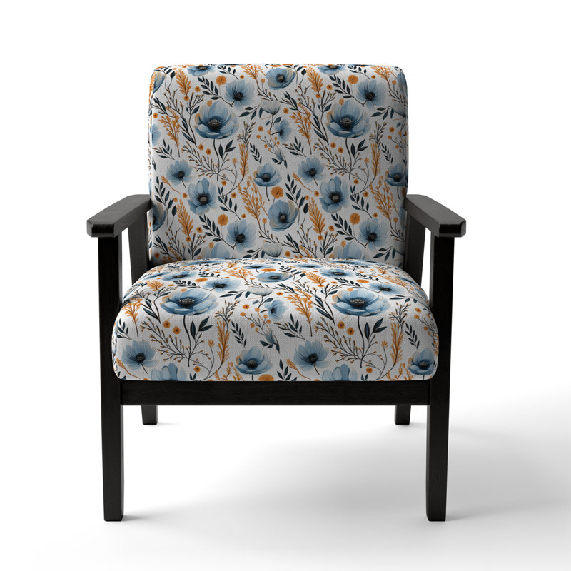Watercolor Whimsy Blue Floral