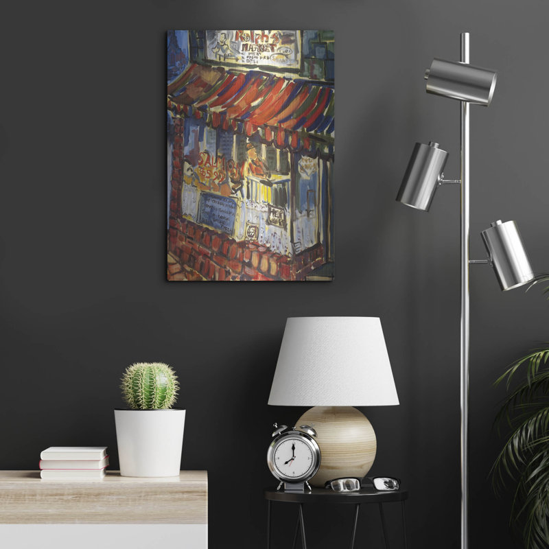  «The Market Place 1» par Erin McGee Ferrell, art mural en métal, 16 po x 24 po, H 24 po x l 16 po