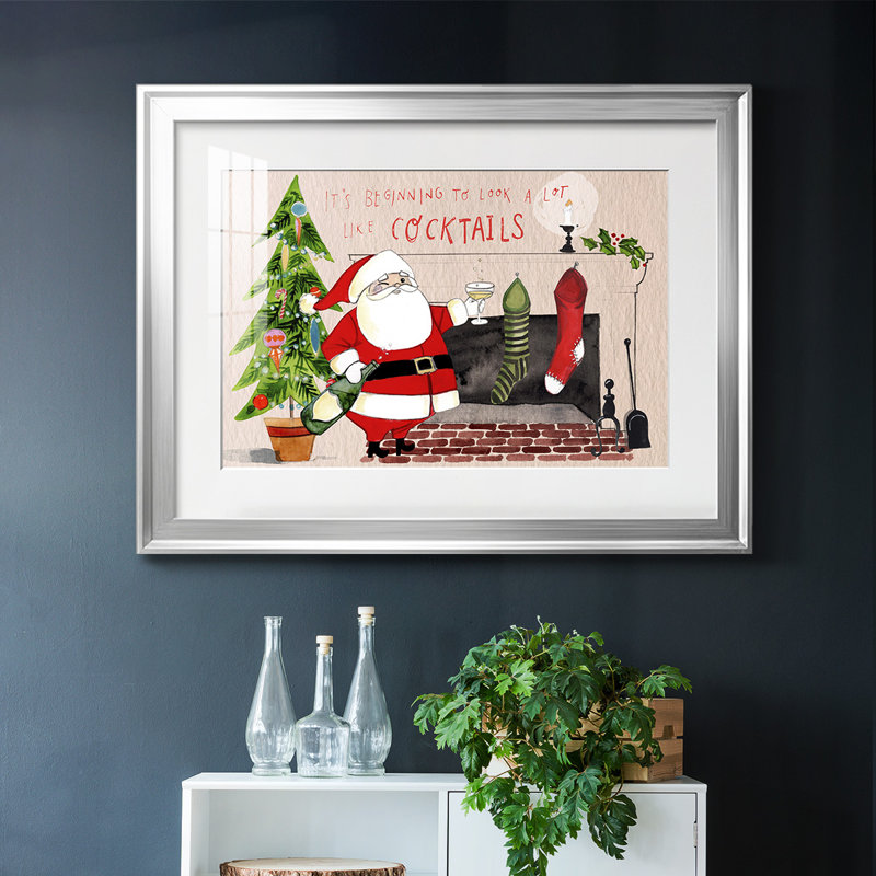 «Get Blitzensible Collection», reproduction encadrée sur papier, Argent, H 15 po x l 21 po x P 1,5 po