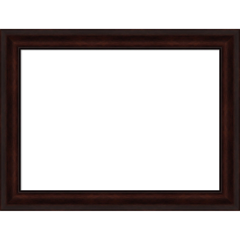 Tablette d'organisation à grain de café brun avec tableau magnétique effaçable à sec, H 25 po x l 33 po