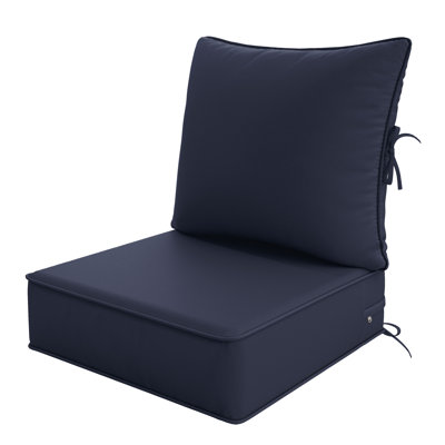 Outdoor 6.5" Thick Deep Seating Seat/Back Cushion