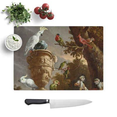 Menagerie by Melchior d'Hondecoeter Chopping Board