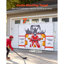 Bâche de tir de hockey, cible de pratique de tir de hockey sur glace, filet de qualité supérieure résistant aux déchirures avec 7 trous, remplacement facile du filet de hockey, équipement d'entraînement pour la précision du tir