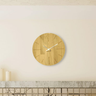 Solid Wood Wall Clock
