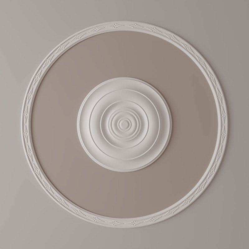 Ensemble d'anneaux de plafond Sofia, Paquet de 4 (forme un cercle complet)