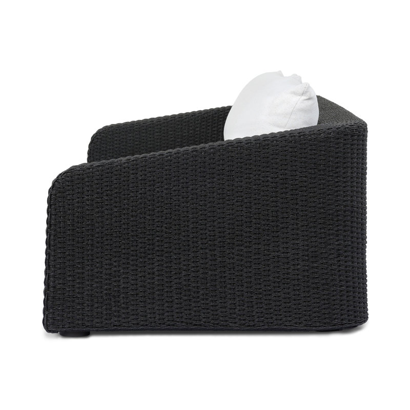 Westby Outdoor Sofa-Faux Black Hyacinth, Faux Black Hyacinth, Alessi Linen