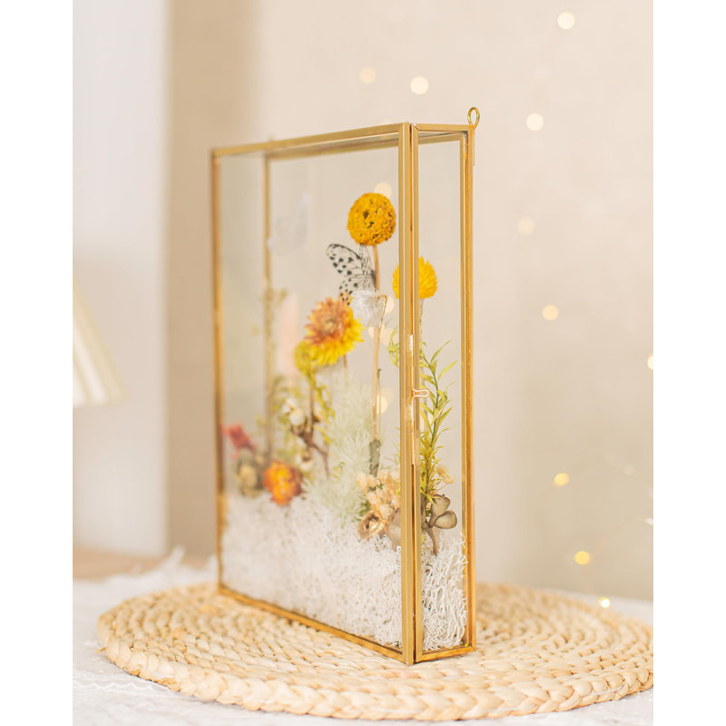 Shadow Box Frame 8X10, Deep Glass Shadow Box Display Case, 3D Shadow Boxes Picture Frame For DIY Wedding Dried Flowers, Memories, Tickets And Photos