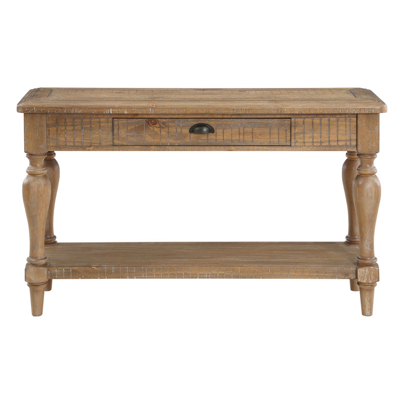 Dyersburg 50'' Console Table, Rustic Brown