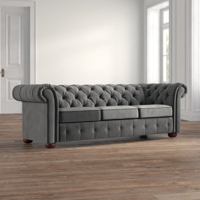 Huskins 91.25'' Velvet Sofa