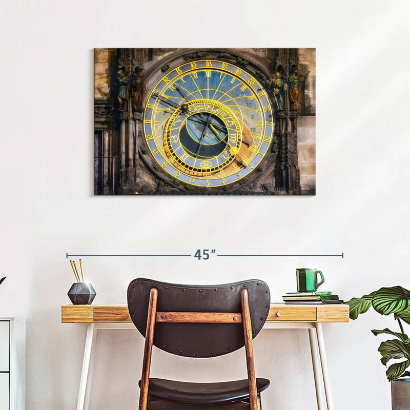 Kerner The Prague Astronomical Clock, 24" H x 36" W
