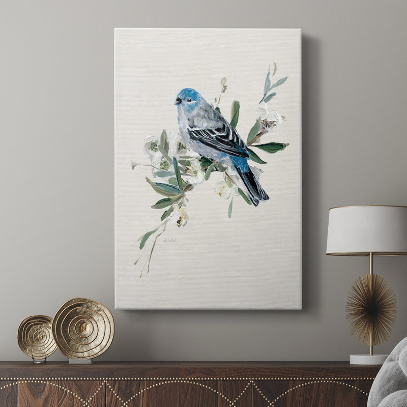 Bluebird Happy II - galerie sur mesure, H 36 po x l 24 po