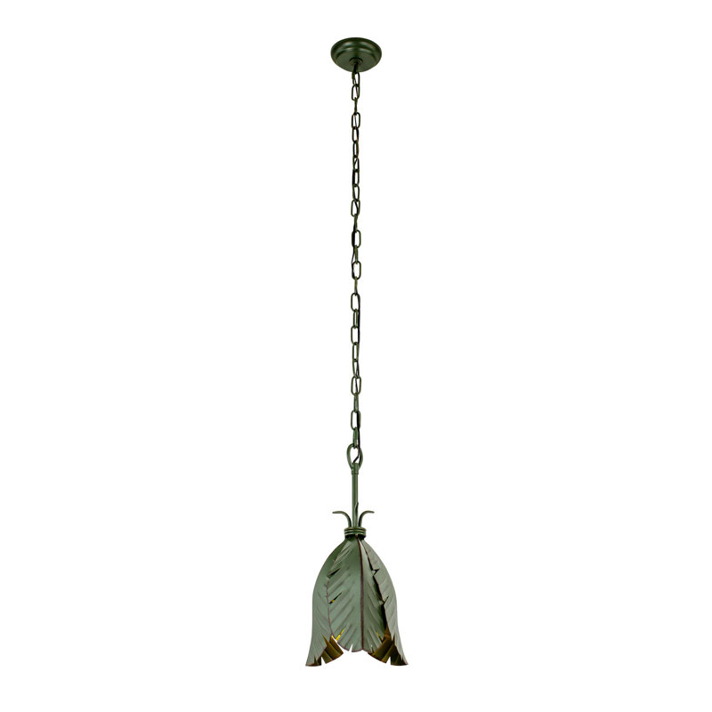Luminaire suspendu 1 cloche pour une cloche Banana Leaf