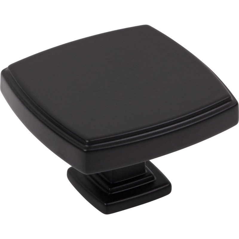 Square Knob, Matte Black