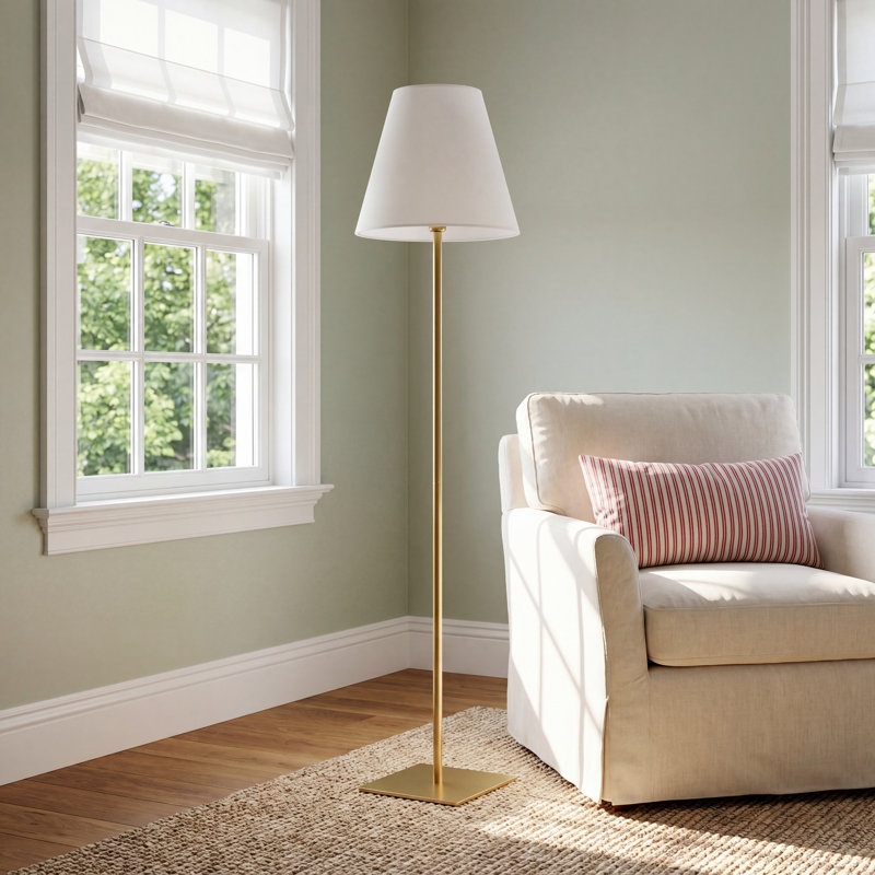66.3'' Traditional Floor Lamp, Gold