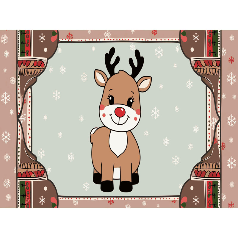 Tapis vacances de Noël The Holiday Aisle®, Rectangle 6 pi x 9 pi